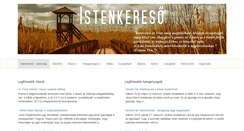 Desktop Screenshot of istenkereso.hu
