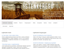 Tablet Screenshot of istenkereso.hu